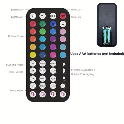 Aura‑Eclipse Smart RGB LED Strip Lights — App Control + Music Sync