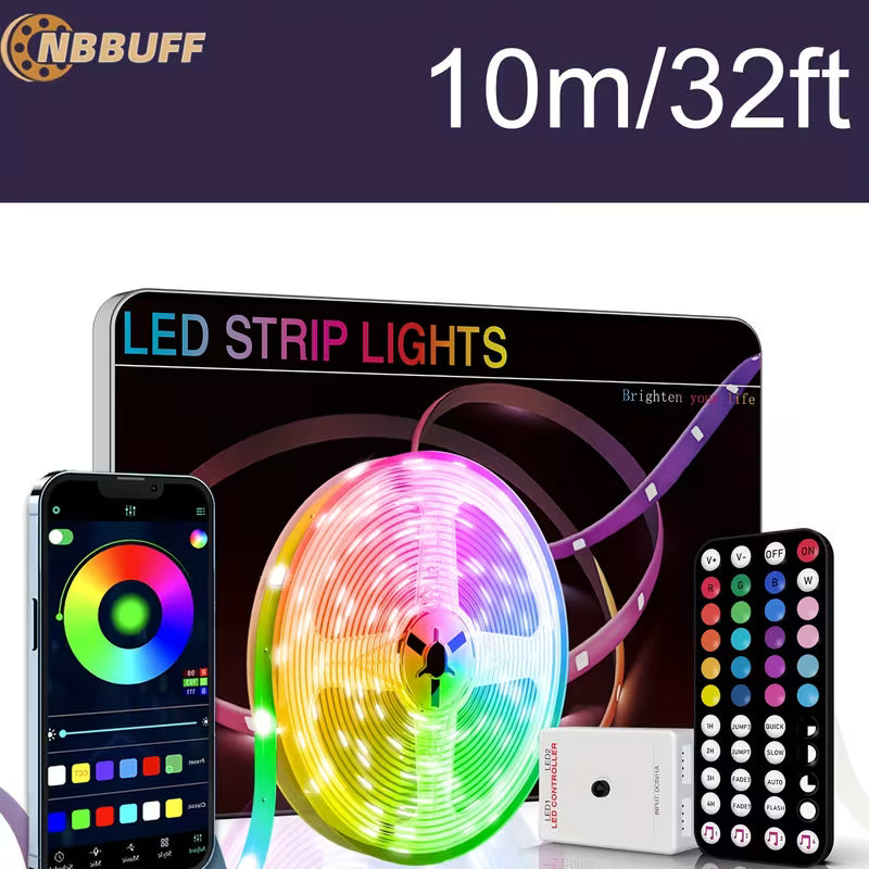 Aura‑Eclipse Smart RGB LED Strip Lights — App Control + Music Sync