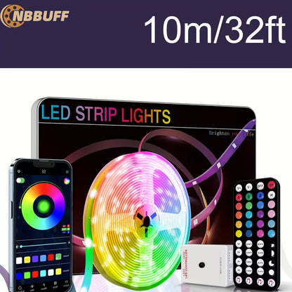 Aura‑Eclipse Smart RGB LED Strip Lights — App Control + Music Sync