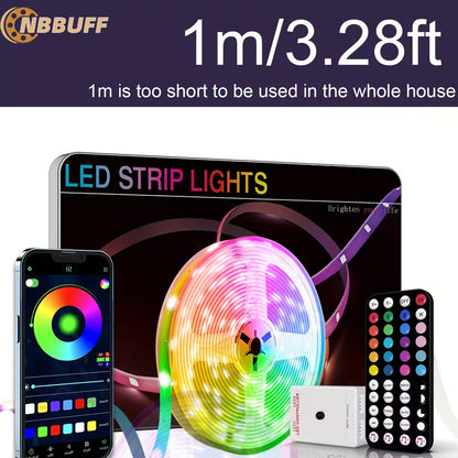 Aura‑Eclipse Smart RGB LED Strip Lights — App Control + Music Sync