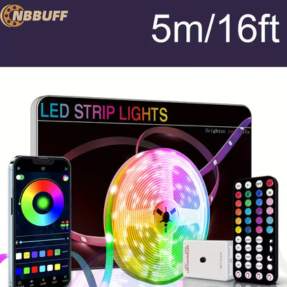Aura‑Eclipse Smart RGB LED Strip Lights — App Control + Music Sync