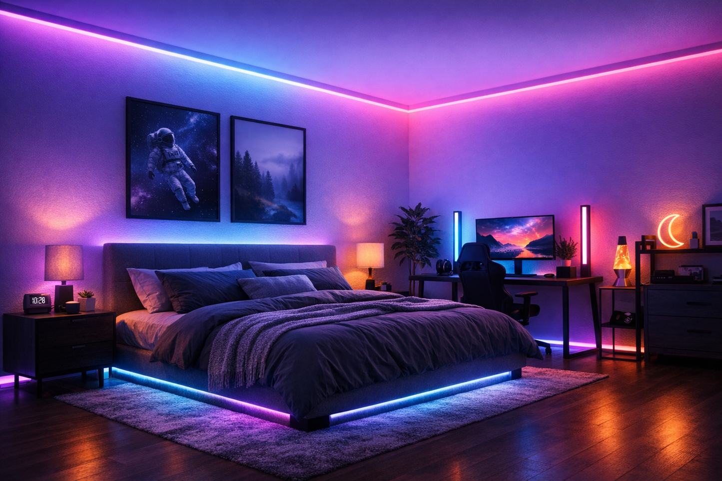 Aura‑Eclipse Smart RGB LED Strip Lights — App Control + Music Sync