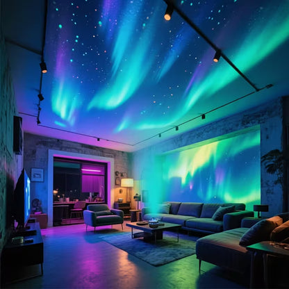 Aura‑Eclipse Aurora LED Room Projector