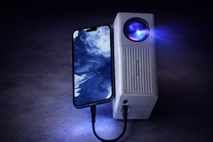 Aura‑Eclipse Mini HD Projector — Compact 1080P‑Compatible Room Cinema
