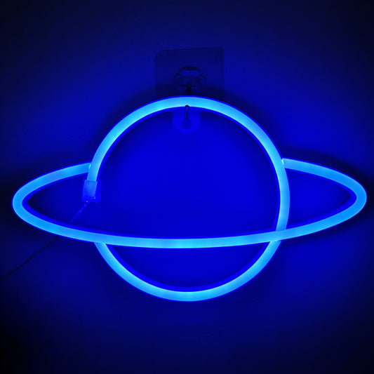 Aura‑Eclipse Saturn Planet LED Neon Light